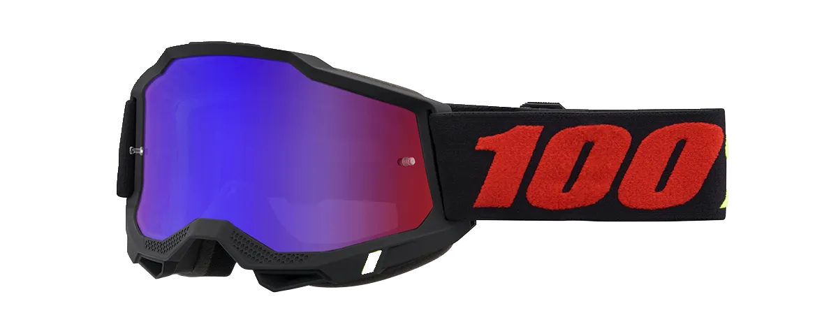 100% Accuri 2 Goggles - Morphuis - Red/Blue Mirror 50014-00022