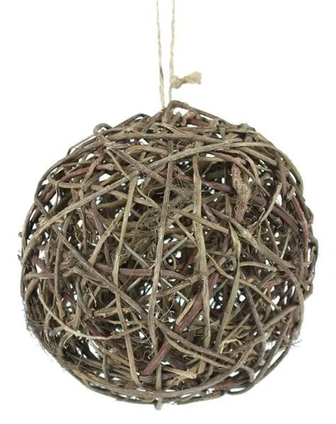4" Grapevine Ball Ornament