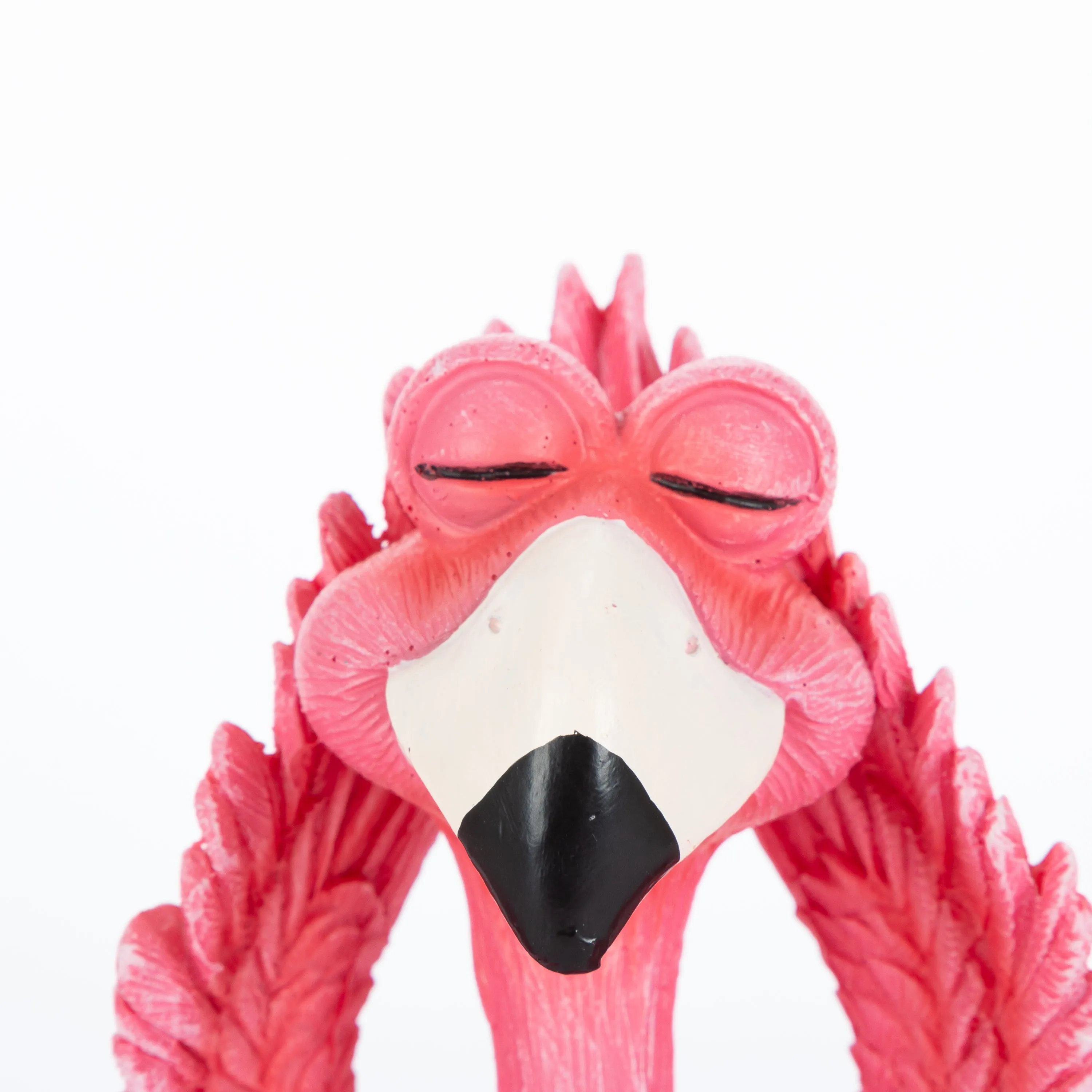 5.5 in. Resin Yoga Flamingo Figurines, set of 3