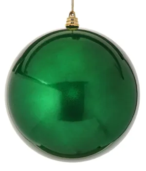 6" Candy Apple Ball Ornament: Green
