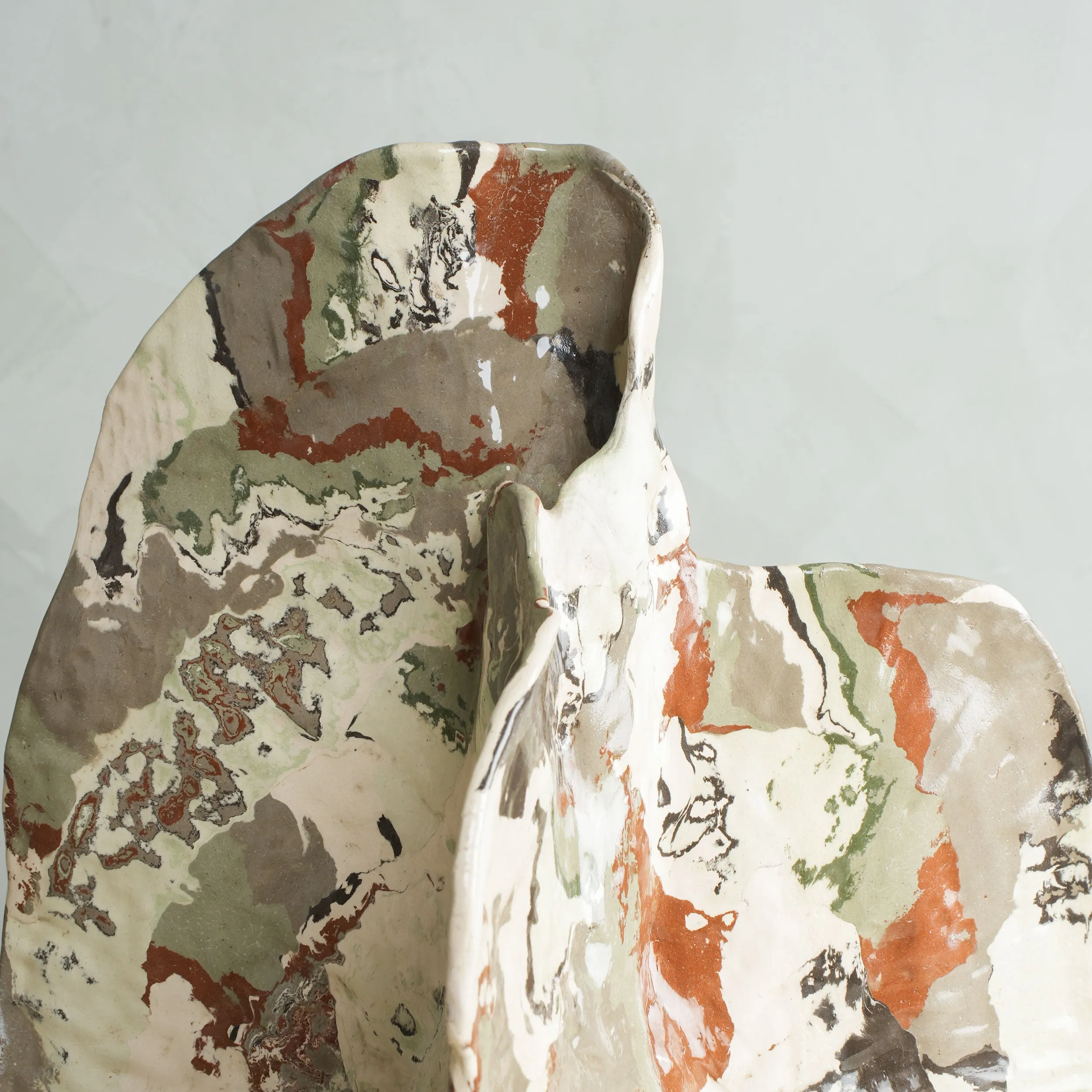 Abstract Marbled Vase