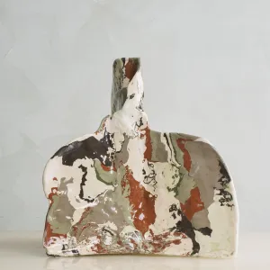 Abstract Marbled Vase