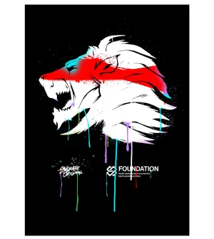 Abstract Poster Signed