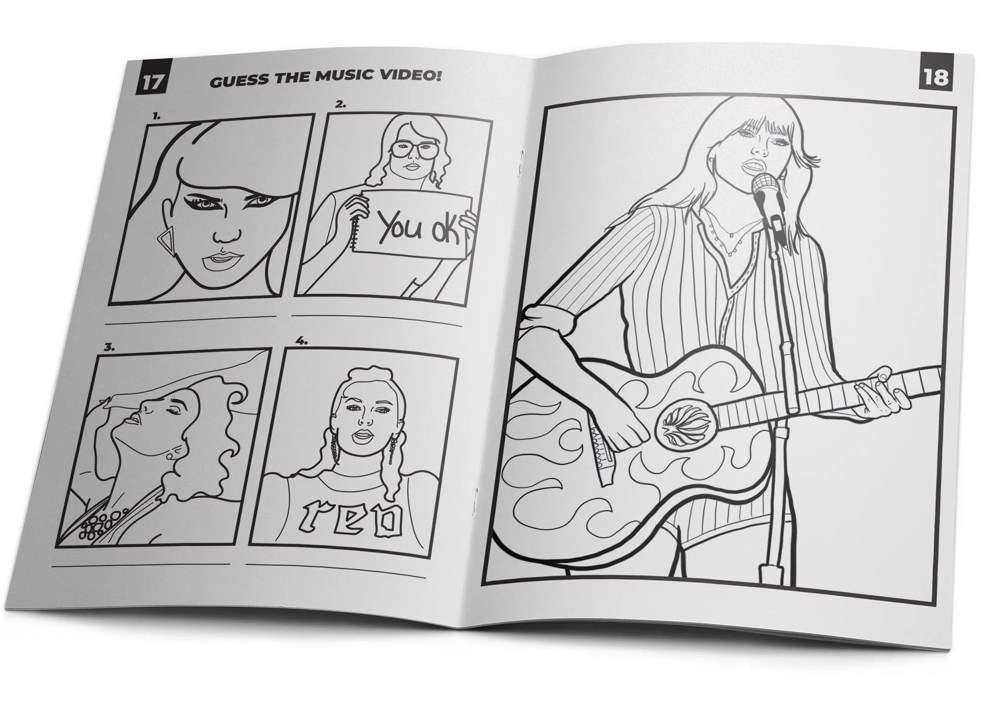 Activity Book | Taylor Swift Activity Book | Studio Soph