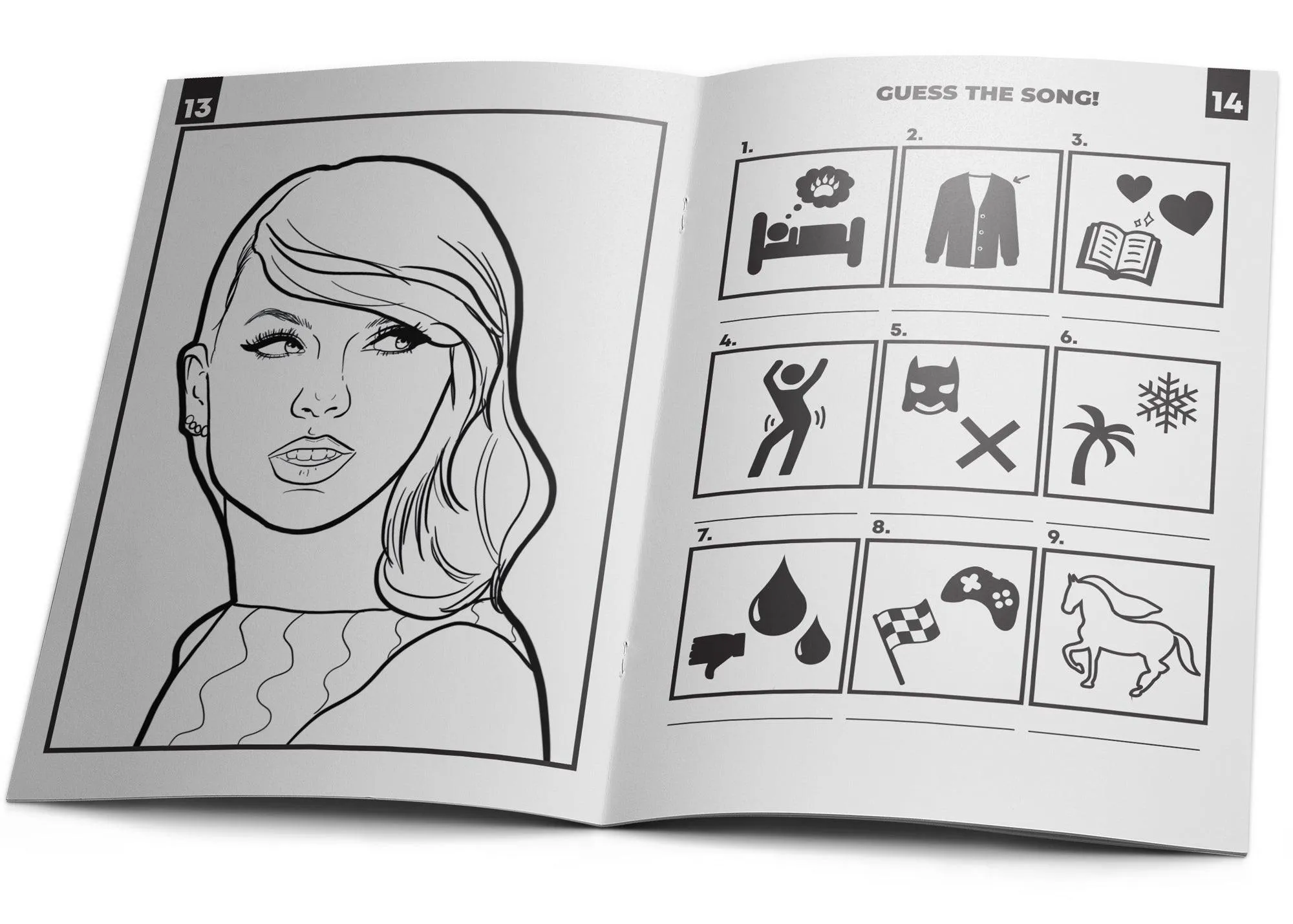 Activity Book | Taylor Swift Activity Book | Studio Soph