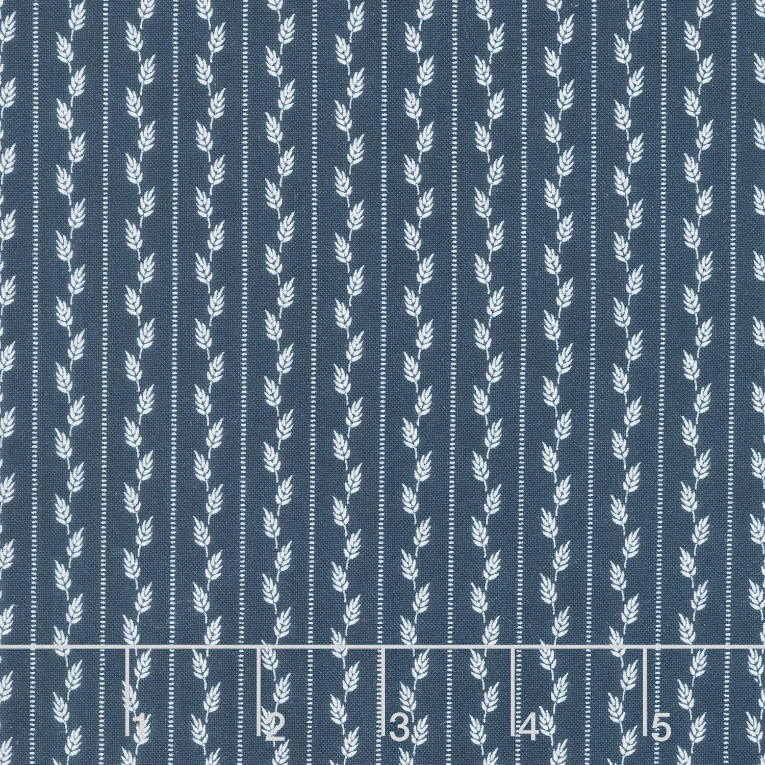 American Gatherings II - Wheat Row Loyal Blue Yardage