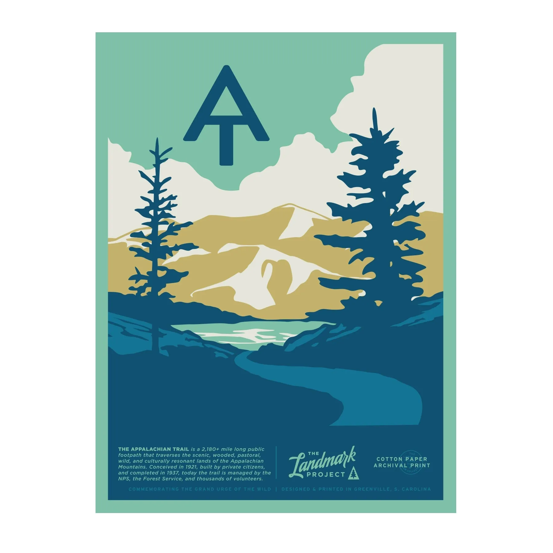 Appalachian Trail - 12x16 Poster