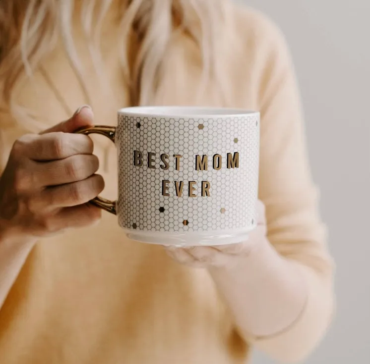 Best Mom Ever Tile Coffee Mug