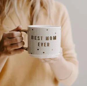 Best Mom Ever Tile Coffee Mug
