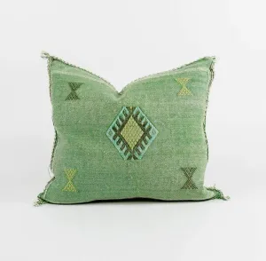 BIB Pillow Throw Pillow in Green