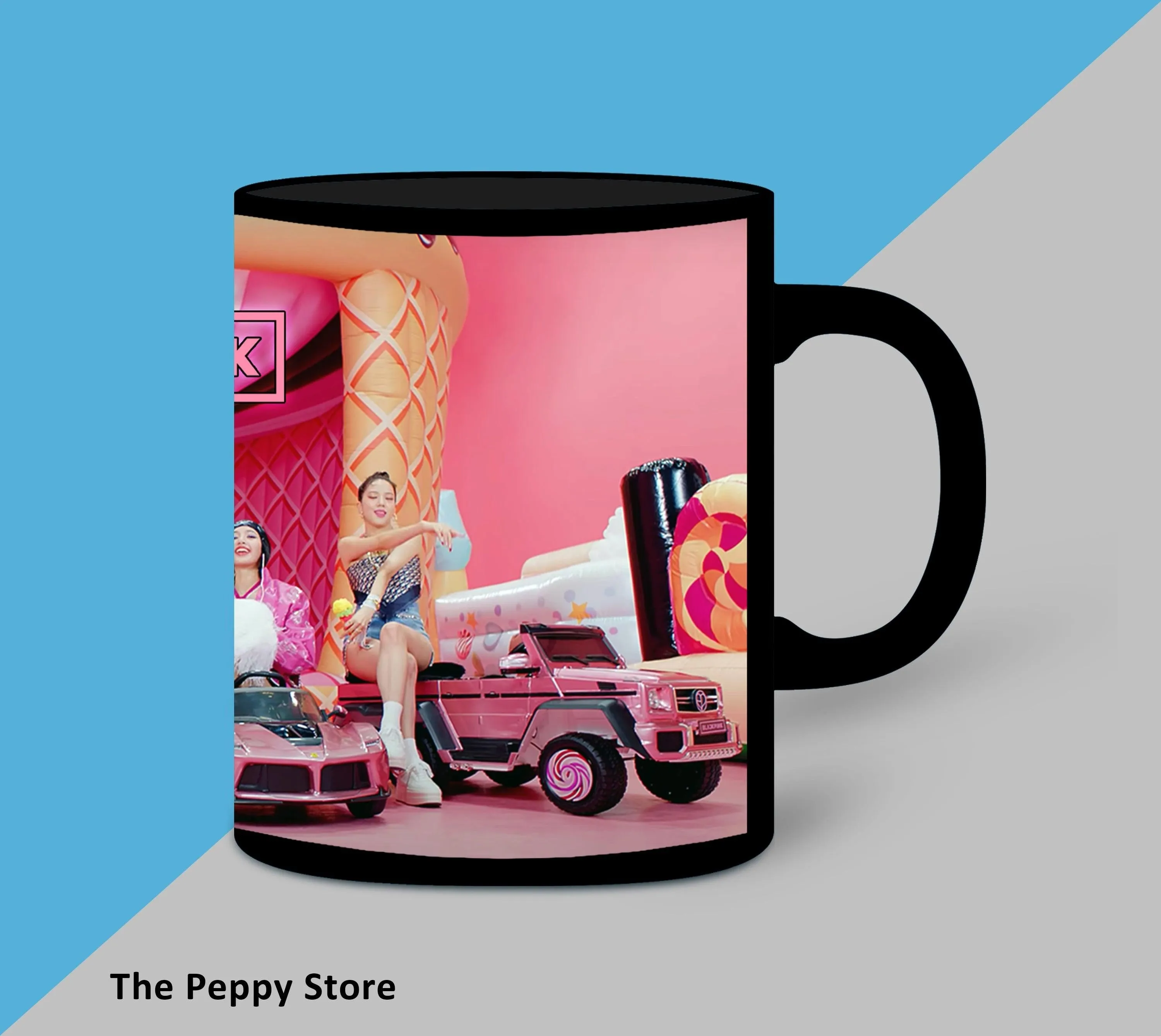 Black Pink All Character Mug