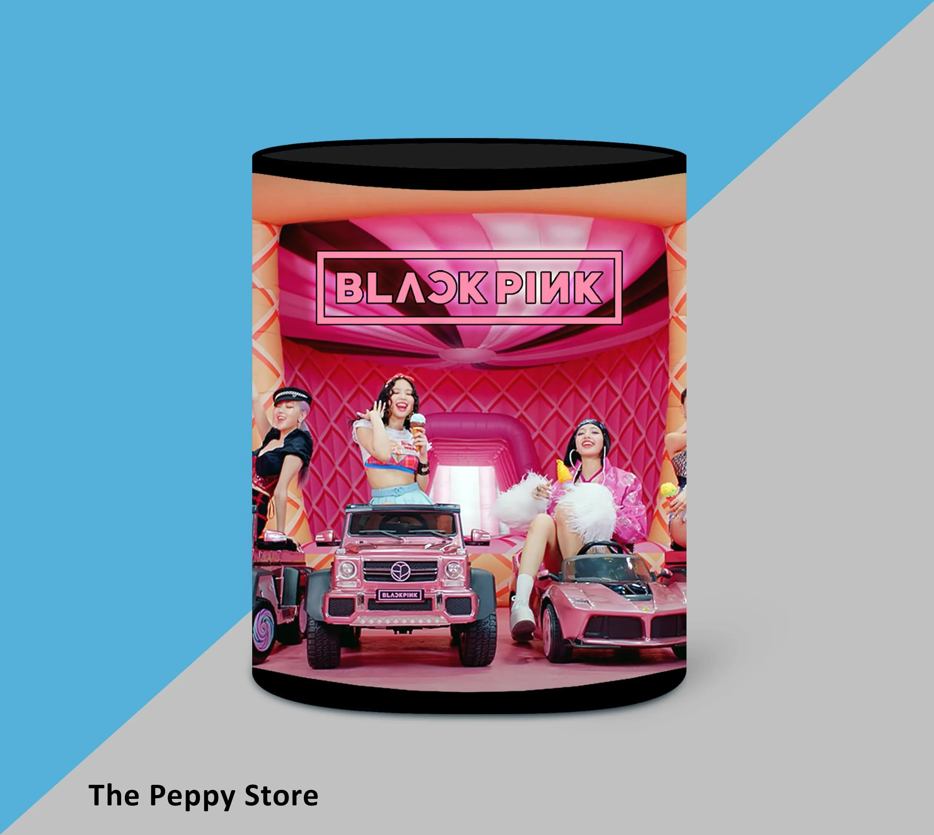Black Pink All Character Mug