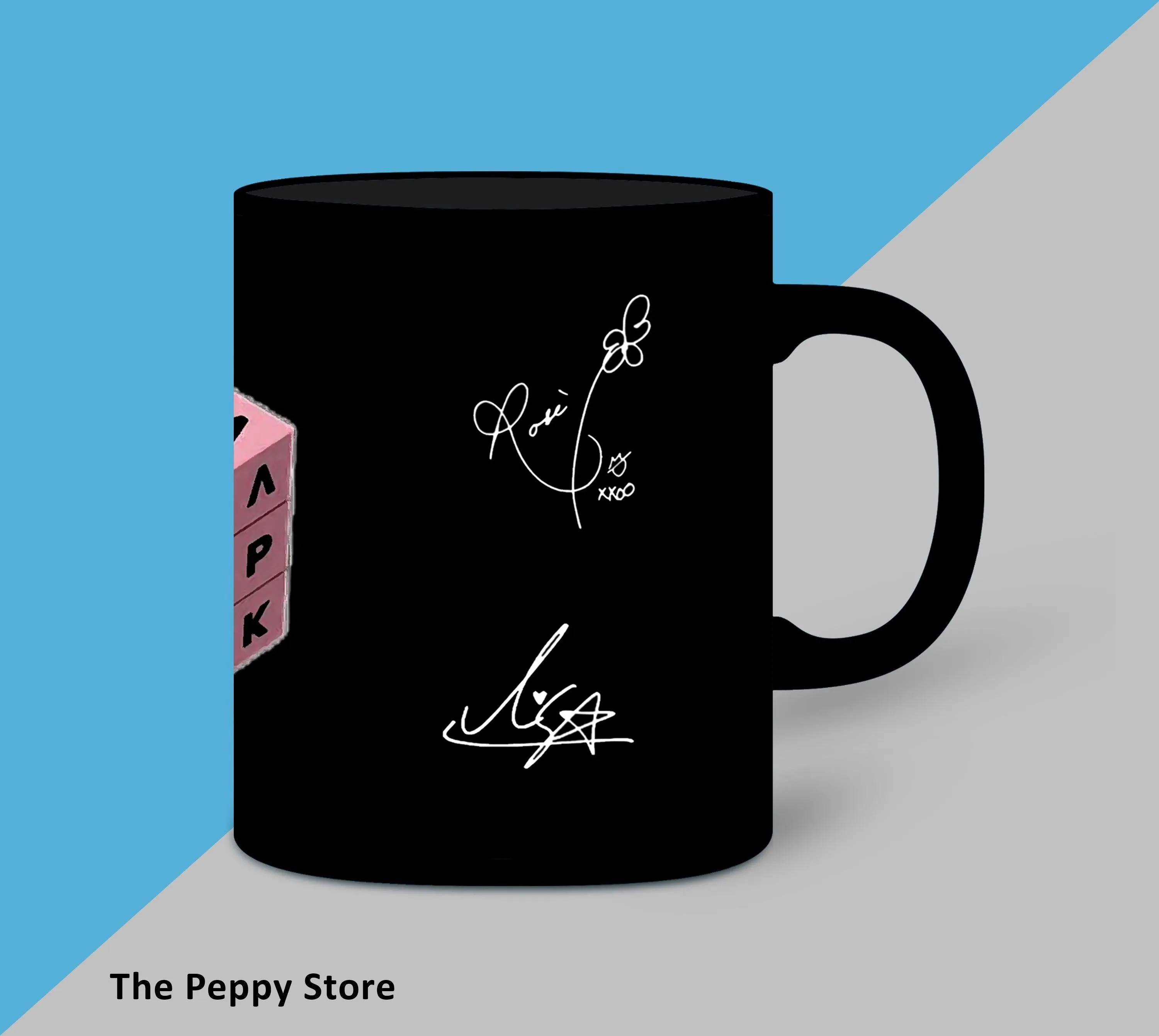 Black Pink Black Mug