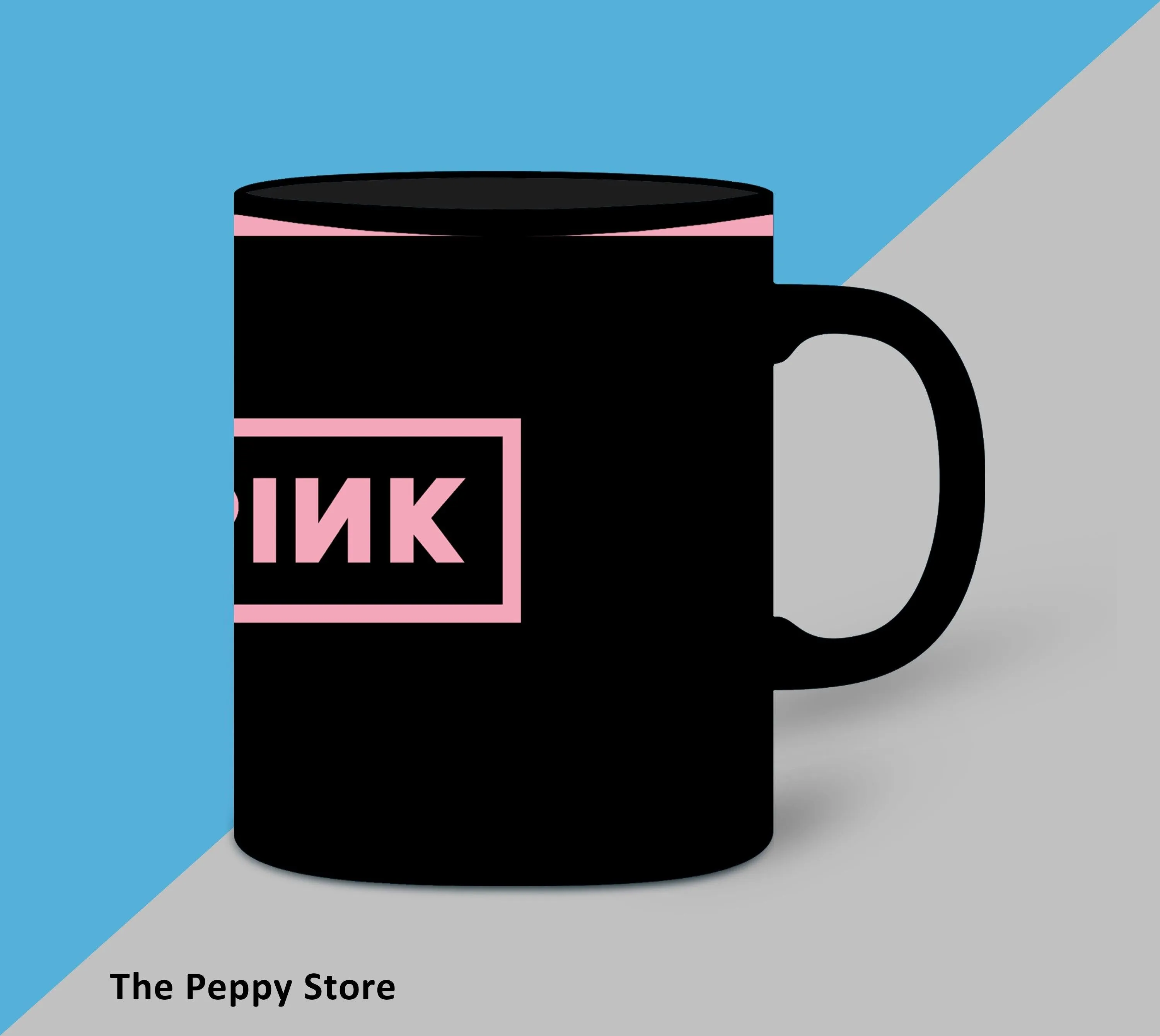 Black Pink Logo Mug