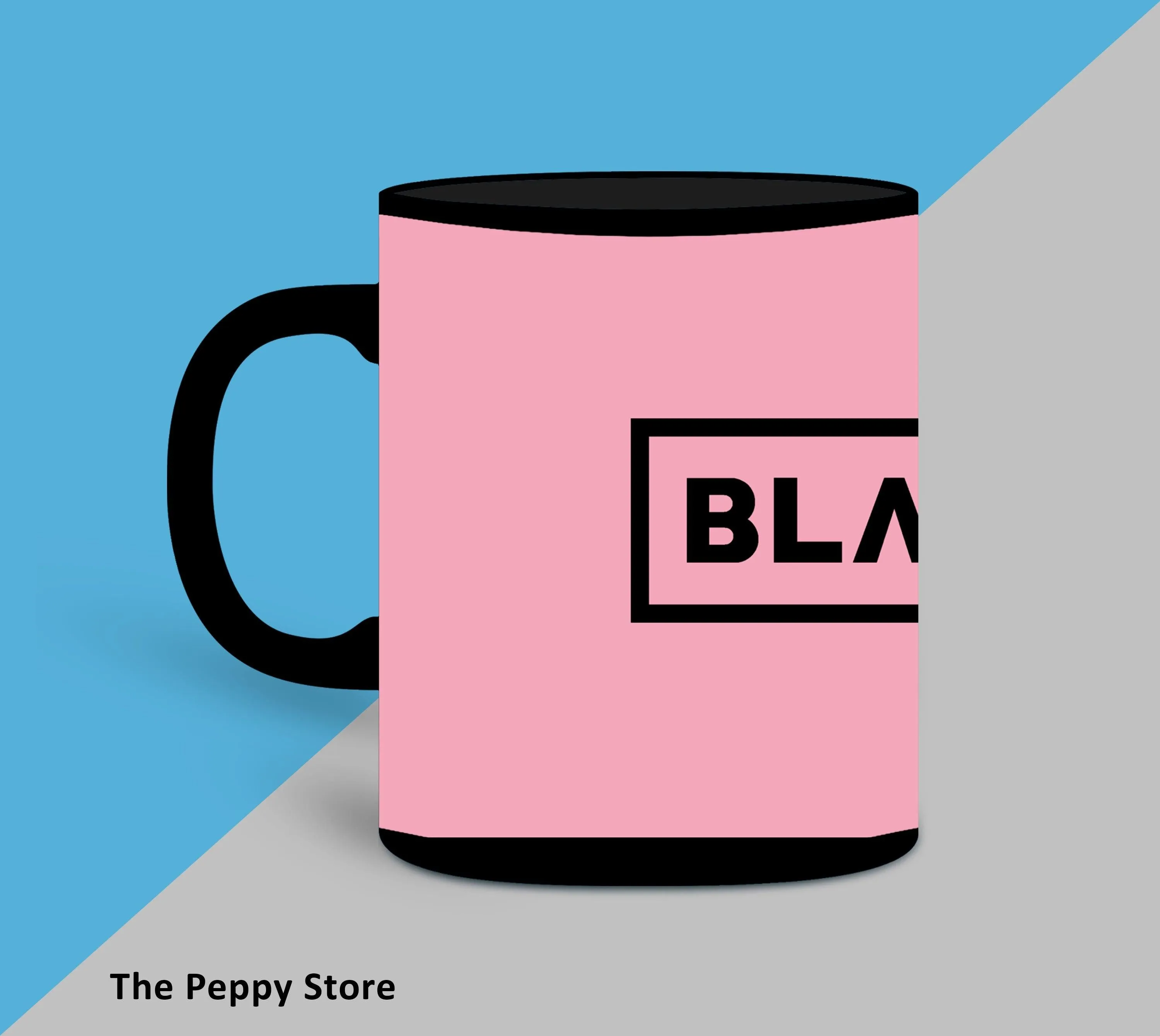 Black Pink Logo Mug