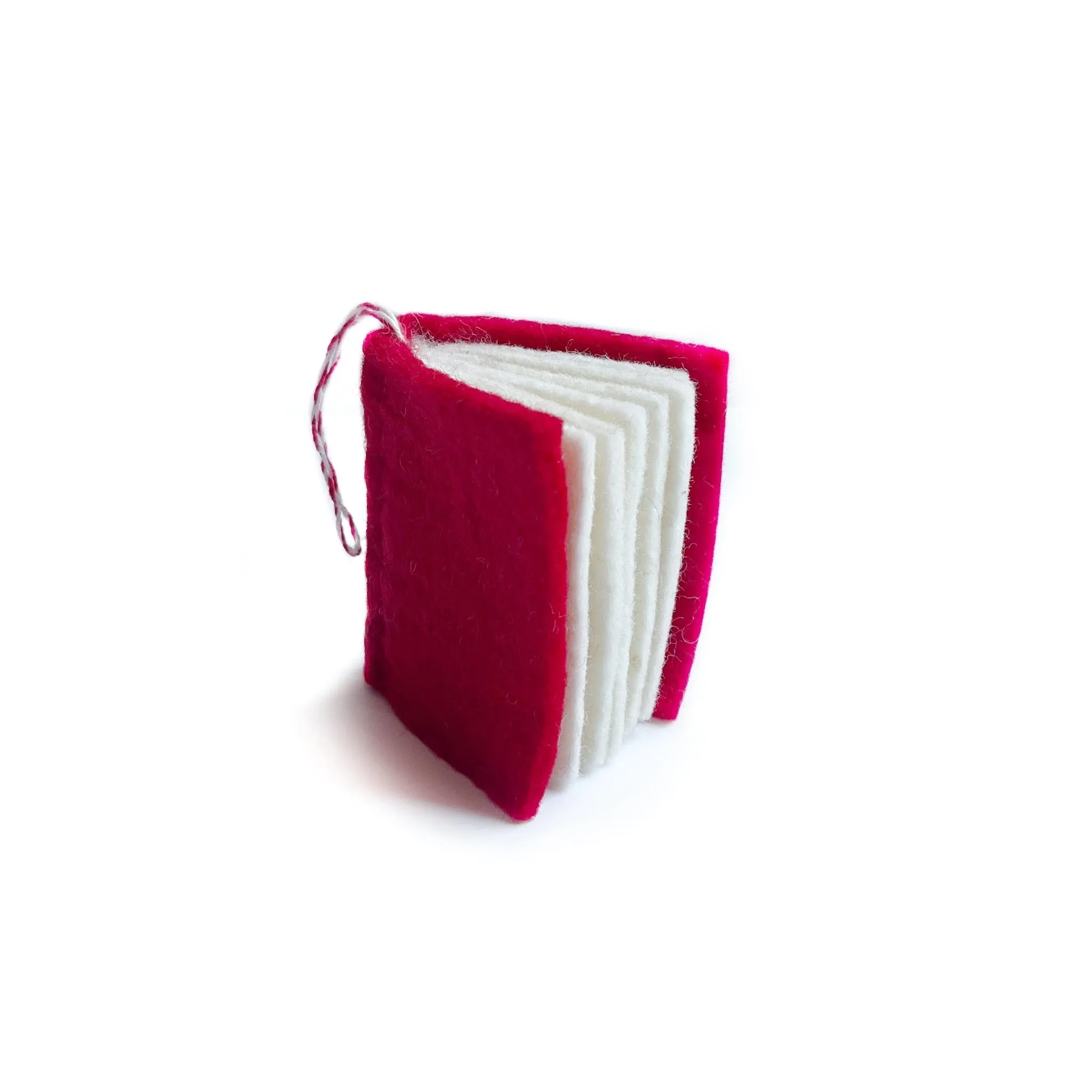 Book Ornament, Felt Wool