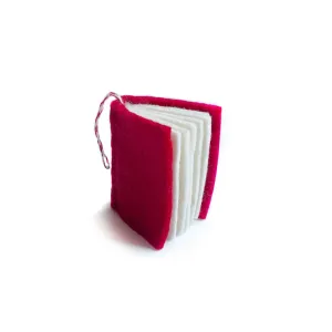 Book Ornament, Felt Wool