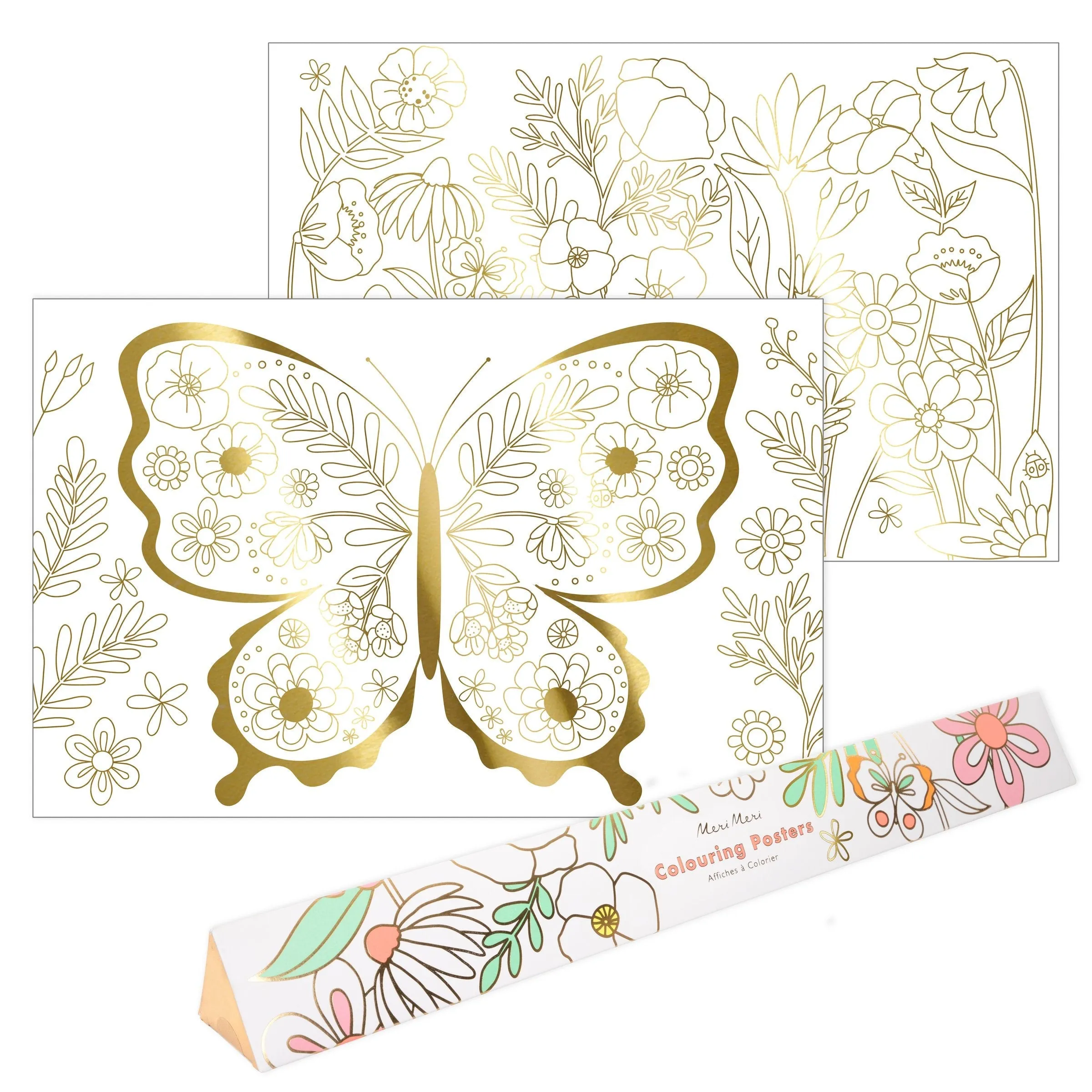 Butterfly Colouring Posters (x 2)
