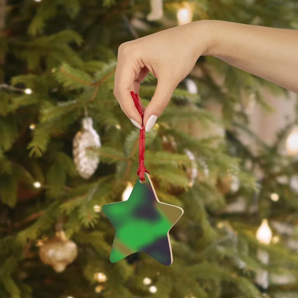 Colorful Painting Wooden Christmas Ornaments