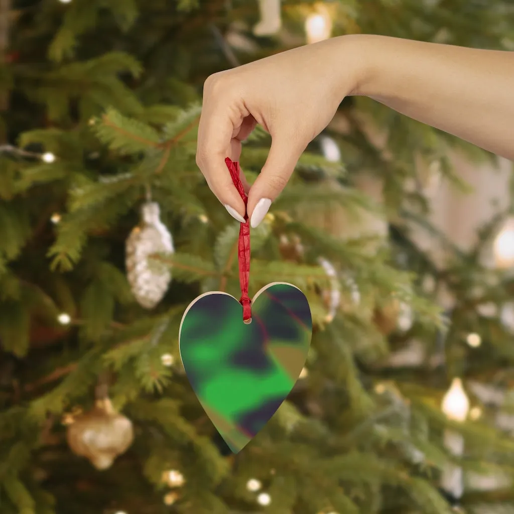 Colorful Painting Wooden Christmas Ornaments