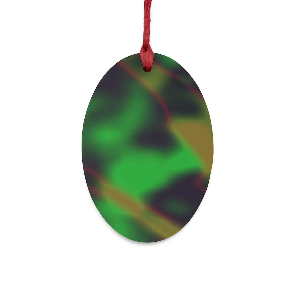 Colorful Painting Wooden Christmas Ornaments