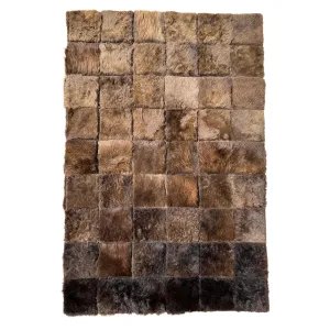 (Copy) Bison Rectangle Patchwork Area Rug -4’x3’' - 01