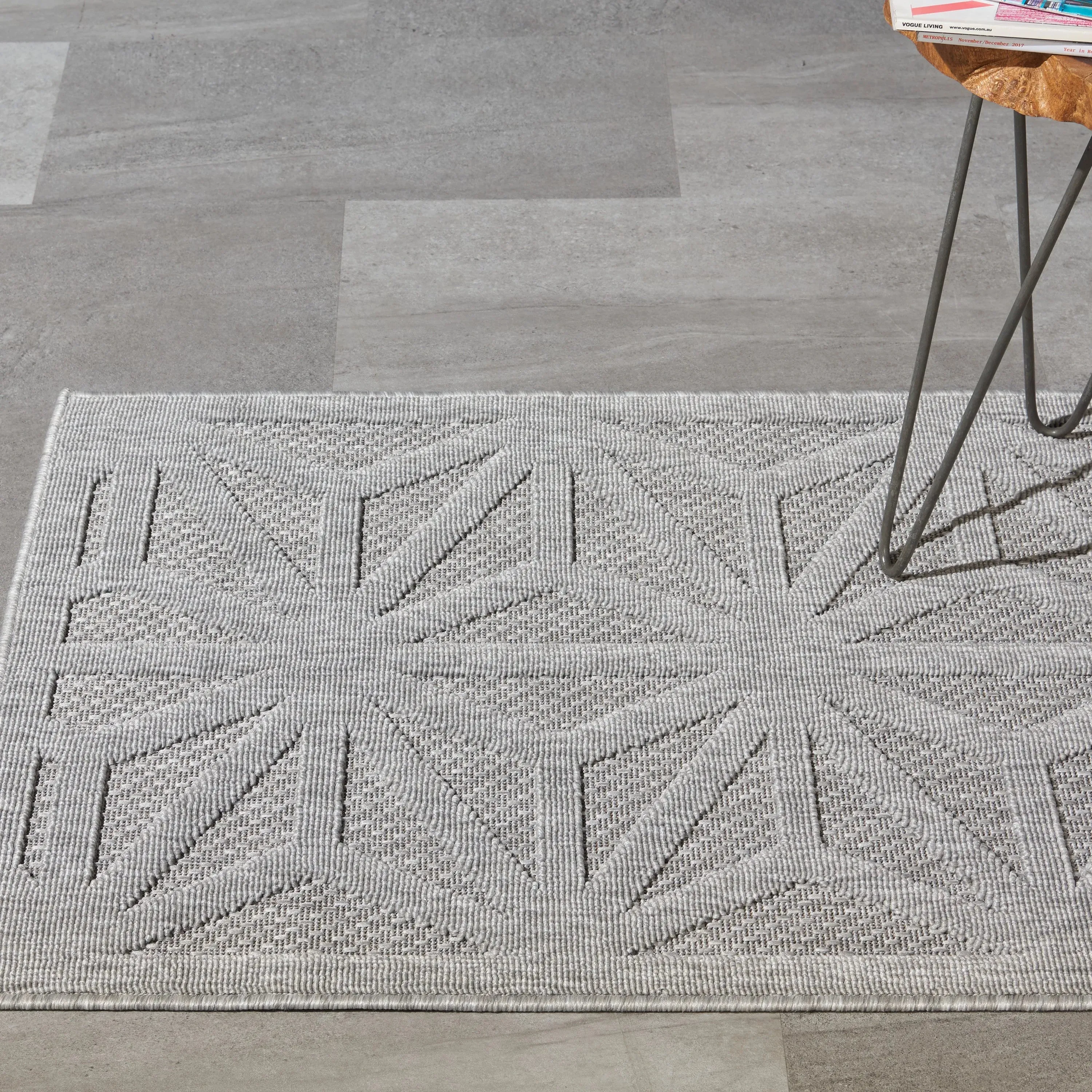 Cozumel CZM01 Light Grey Rug