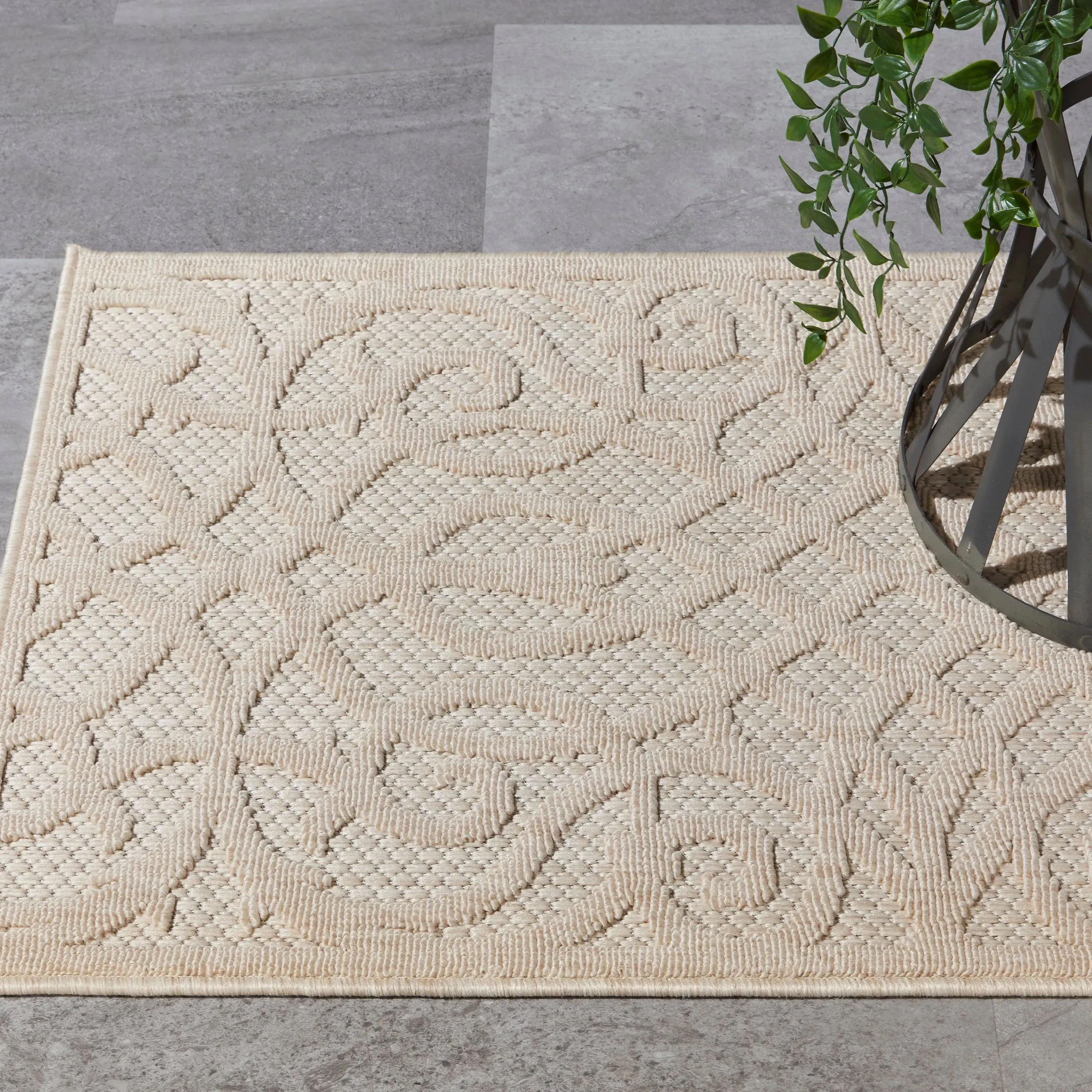 Cozumel CZM04 Cream Rug