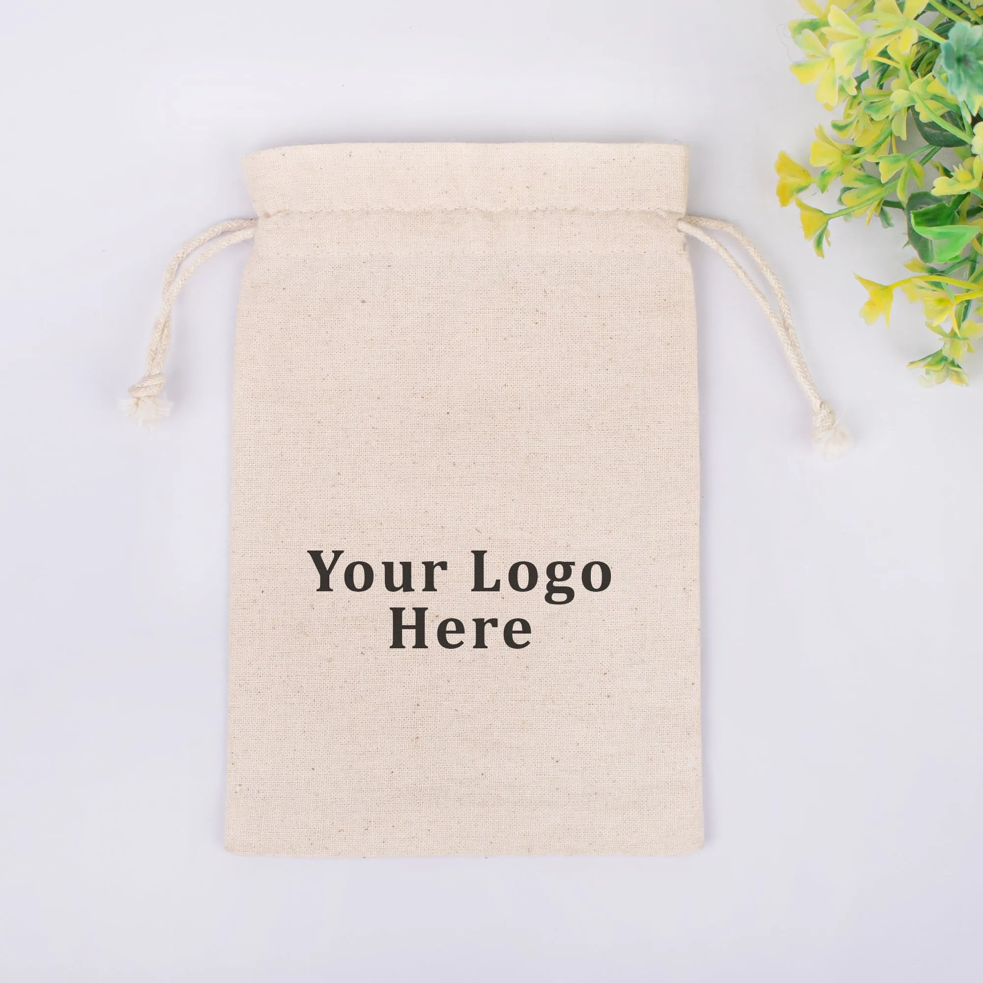 Custom Drawstring Jewelry Packaging Pouch Personalized Logo Chic Small Wedding Favor Bags
