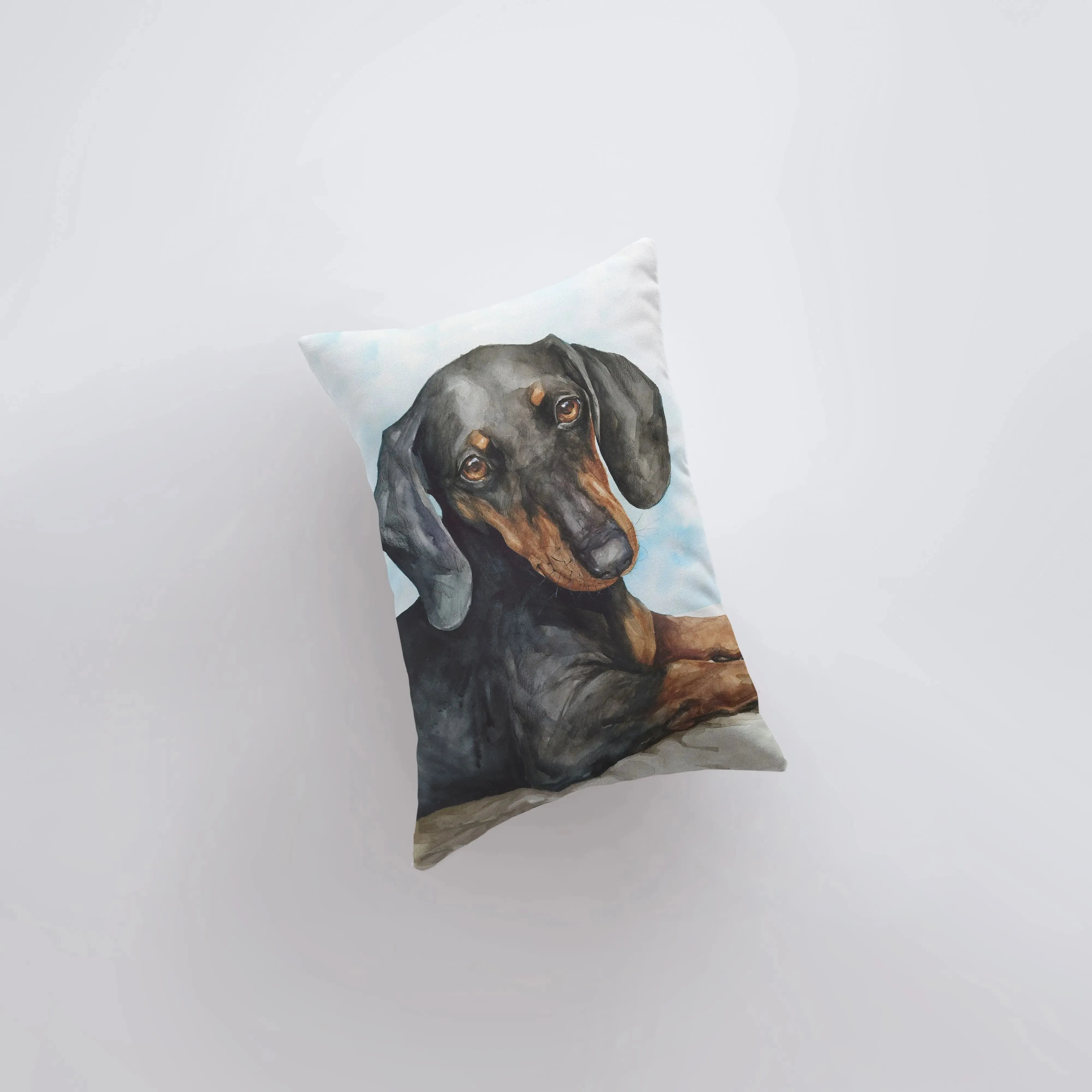 Dachshund | Watercolor Dachshund | 12x18 | Pillow Cover | Dog Lover | Home Decor | Dog Lover Gift | Dog Mom Gift | Dog Mom Gift | Pillows