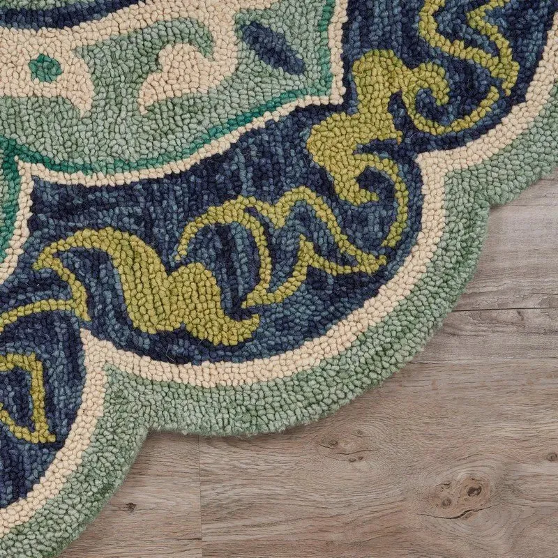 Dazzle 54077TEA Teal Rug