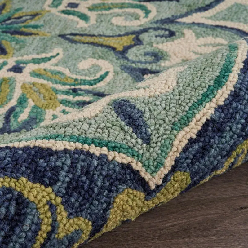 Dazzle 54077TEA Teal Rug