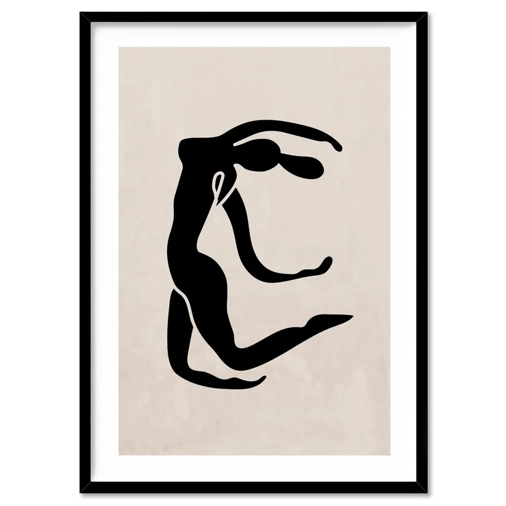 Decoupes La Figure Femme IV - Art Print