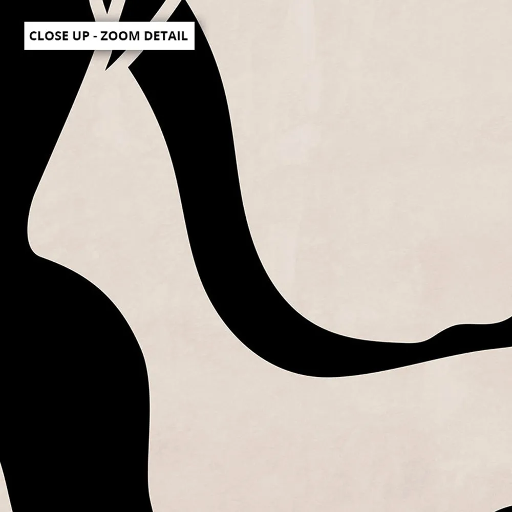 Decoupes La Figure Femme IV - Art Print