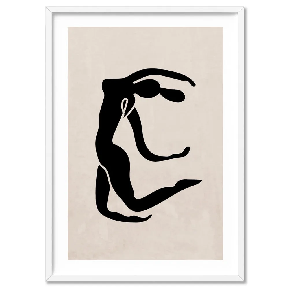 Decoupes La Figure Femme IV - Art Print