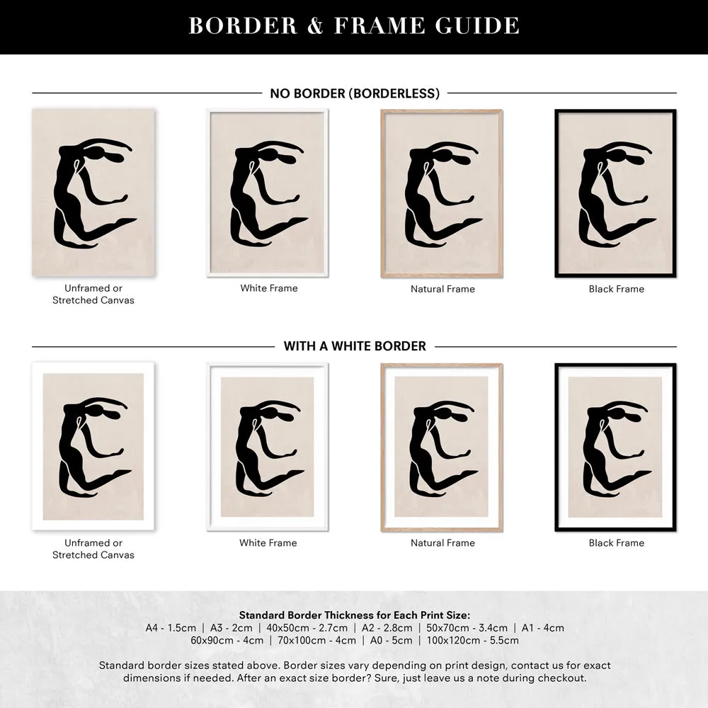 Decoupes La Figure Femme IV - Art Print