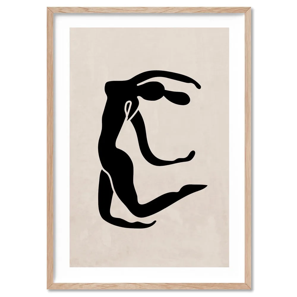 Decoupes La Figure Femme IV - Art Print