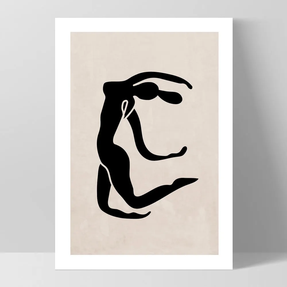 Decoupes La Figure Femme IV - Art Print
