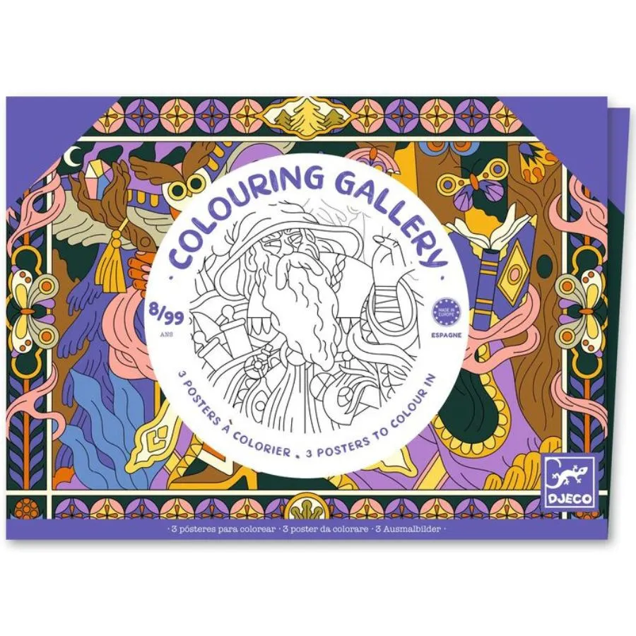 Djeco - Heroic Colouring Gallery