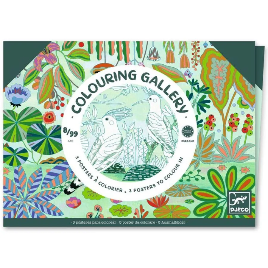 Djeco - Wilderness Colouring Gallery