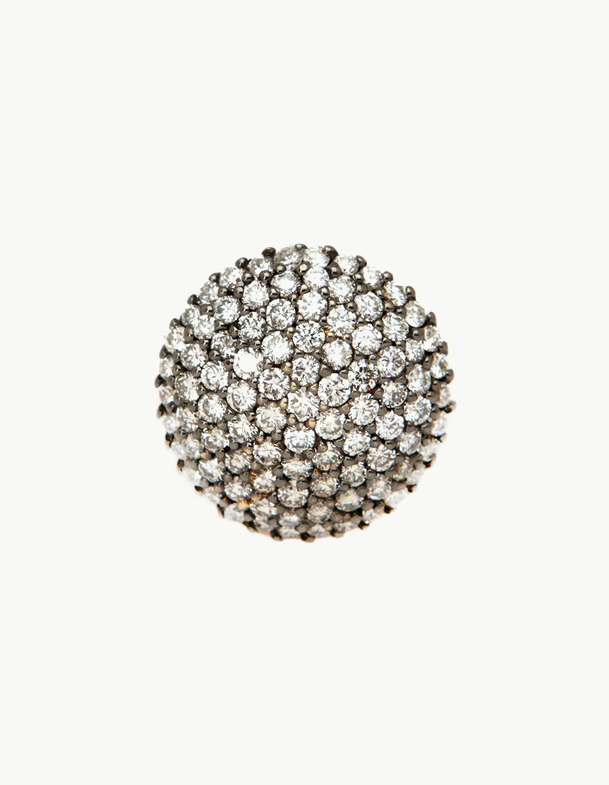 Domed Diamond Ring
