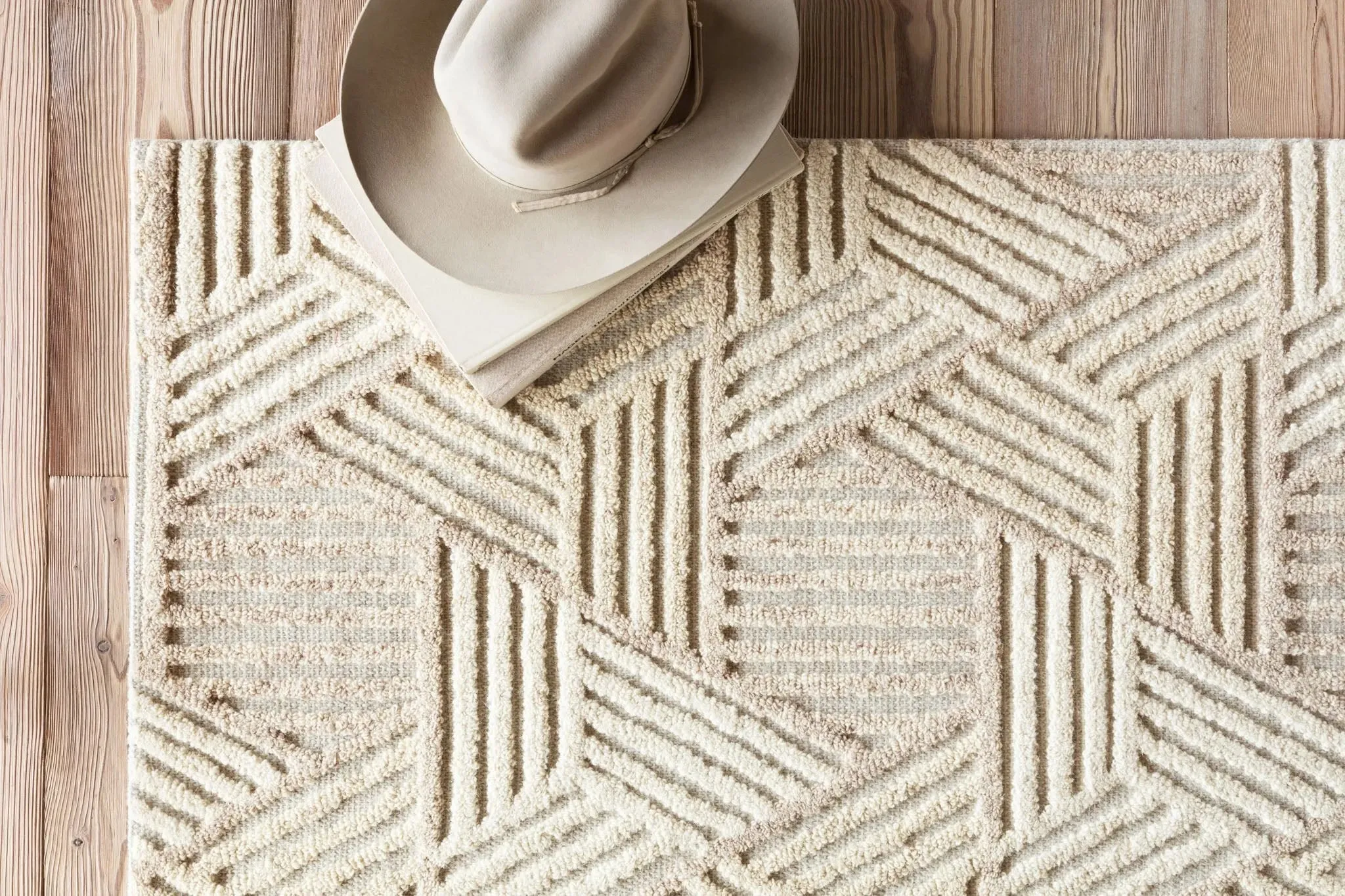 Ehren EHR-04 Oatmeal/Ivory Rug