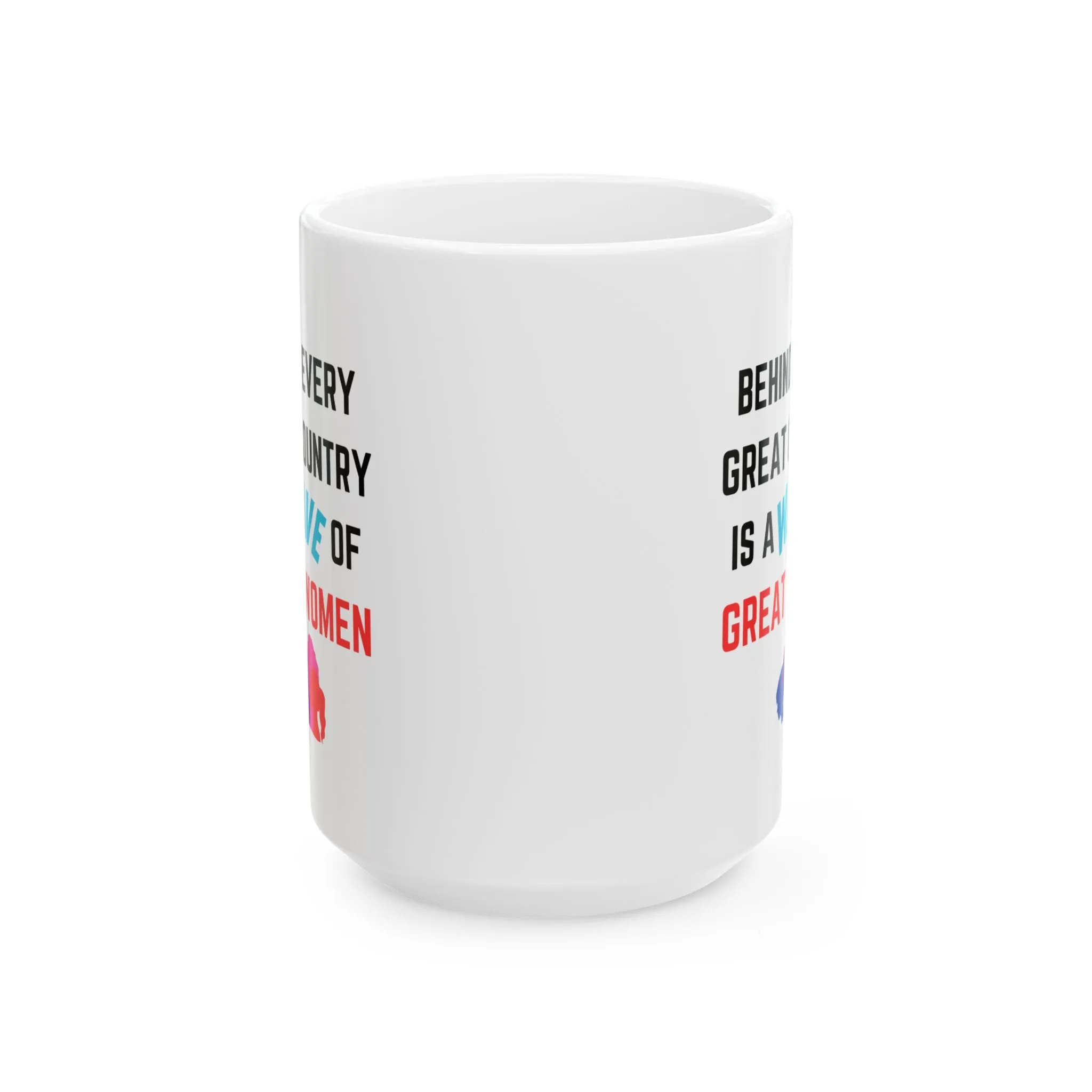 Feminist Women's Ceramic Mug, (11oz, 15oz)