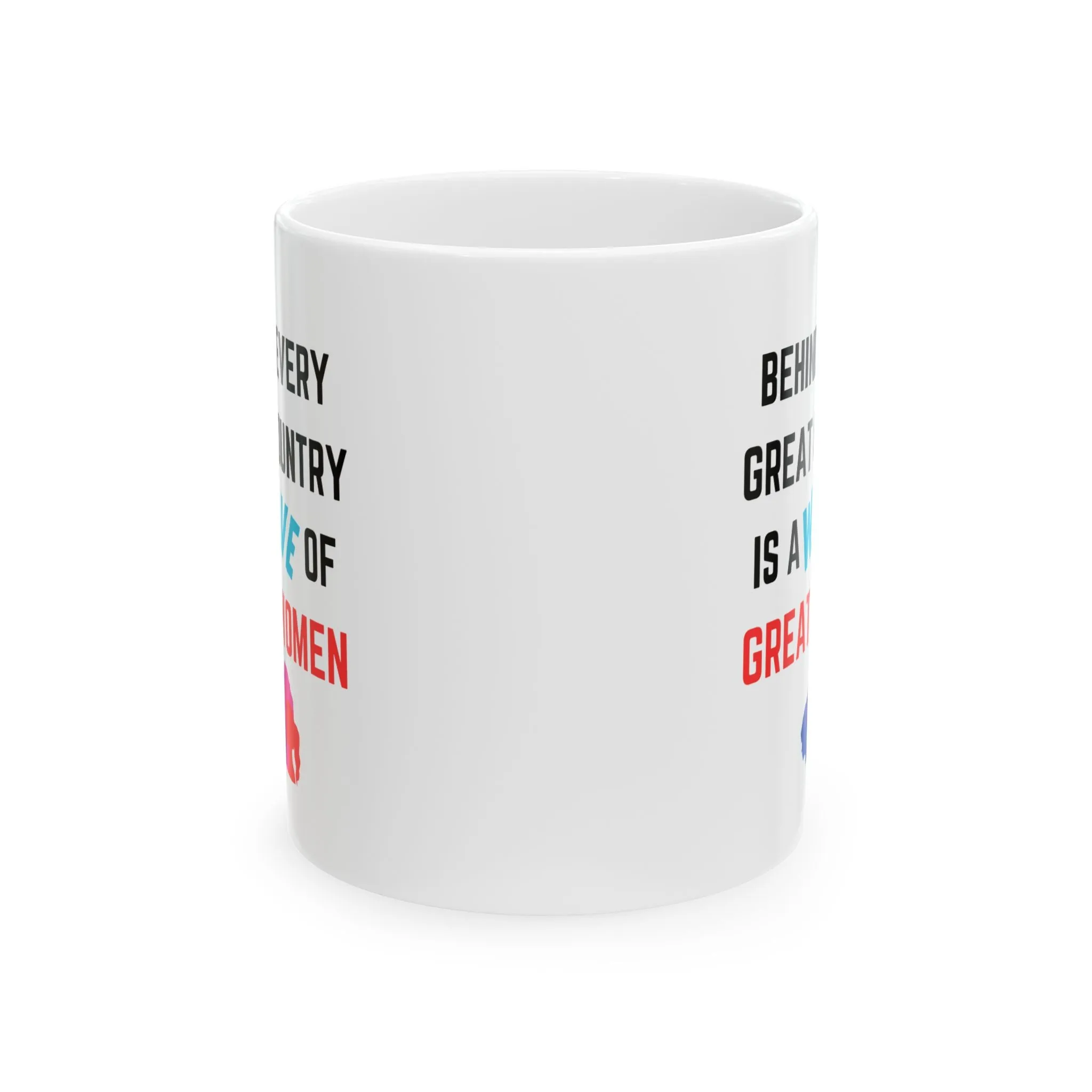 Feminist Women's Ceramic Mug, (11oz, 15oz)