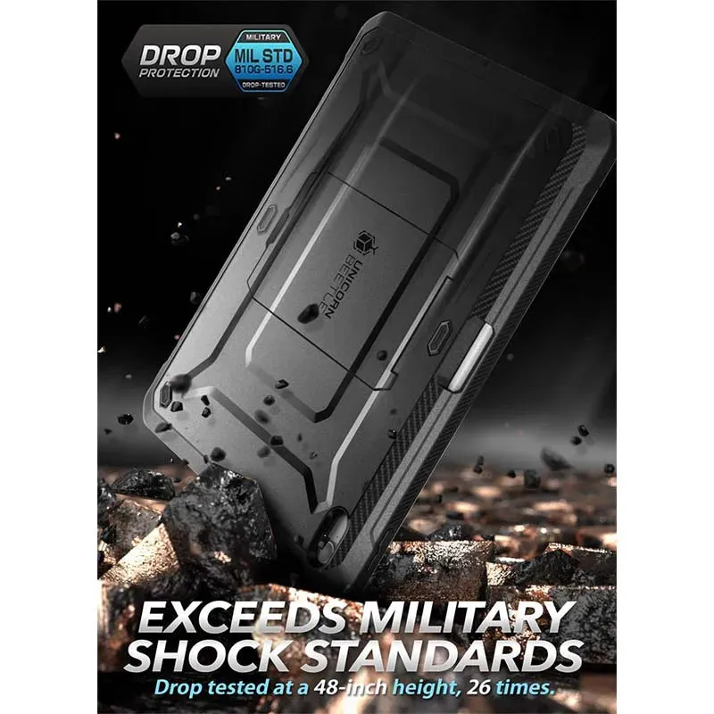 For Ipad 10.9 Pro with Built-in Screen Protector & Kickstand Protective Case