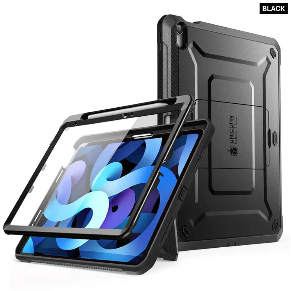 For Ipad 10.9 Pro with Built-in Screen Protector & Kickstand Protective Case