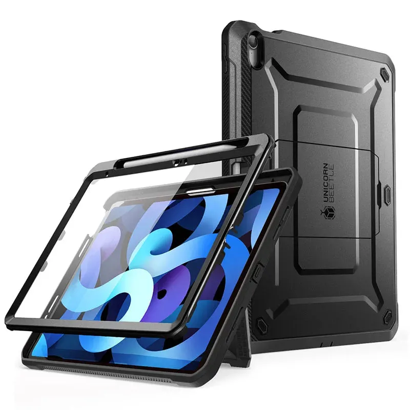For Ipad 10.9 Pro with Built-in Screen Protector & Kickstand Protective Case