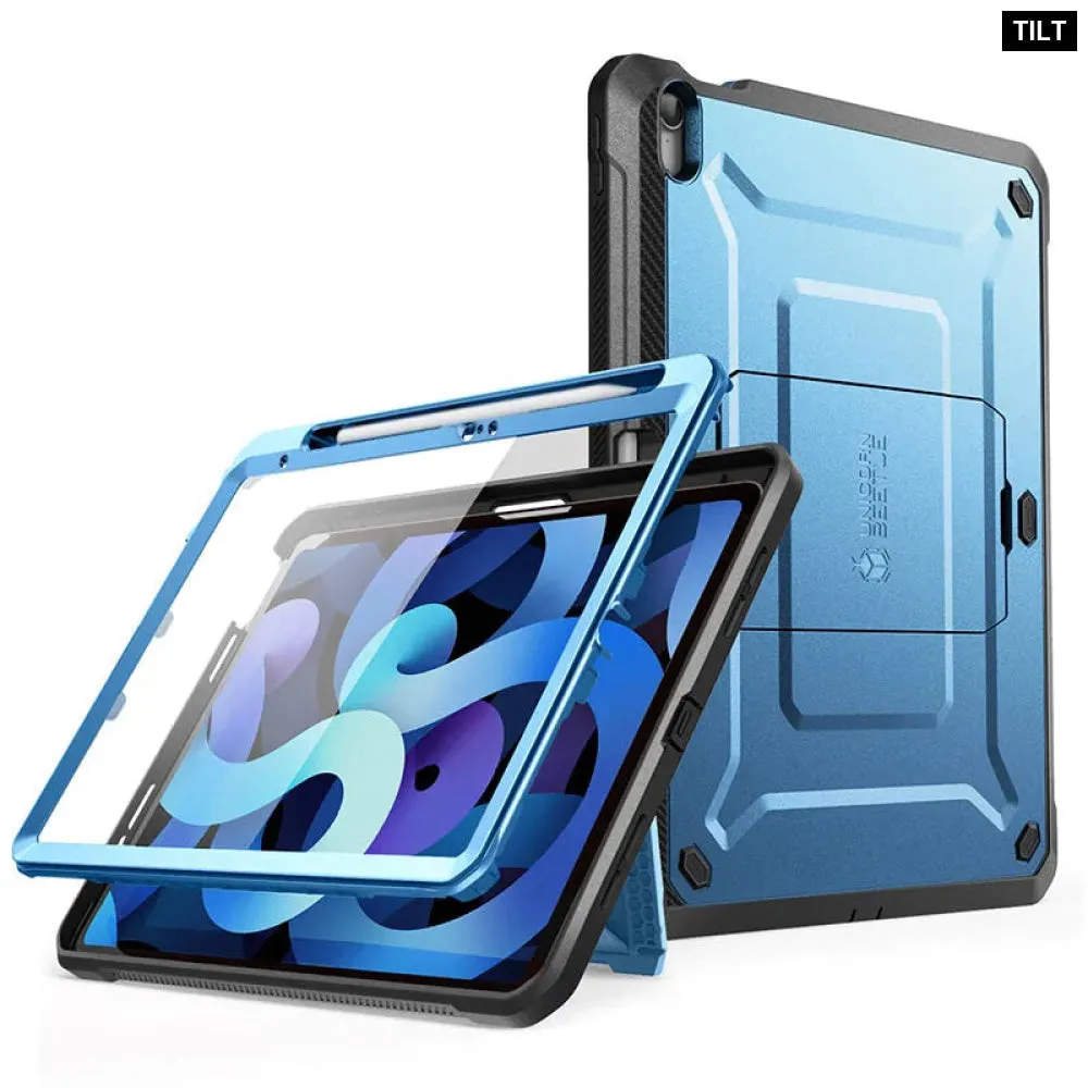 For Ipad 10.9 Pro with Built-in Screen Protector & Kickstand Protective Case