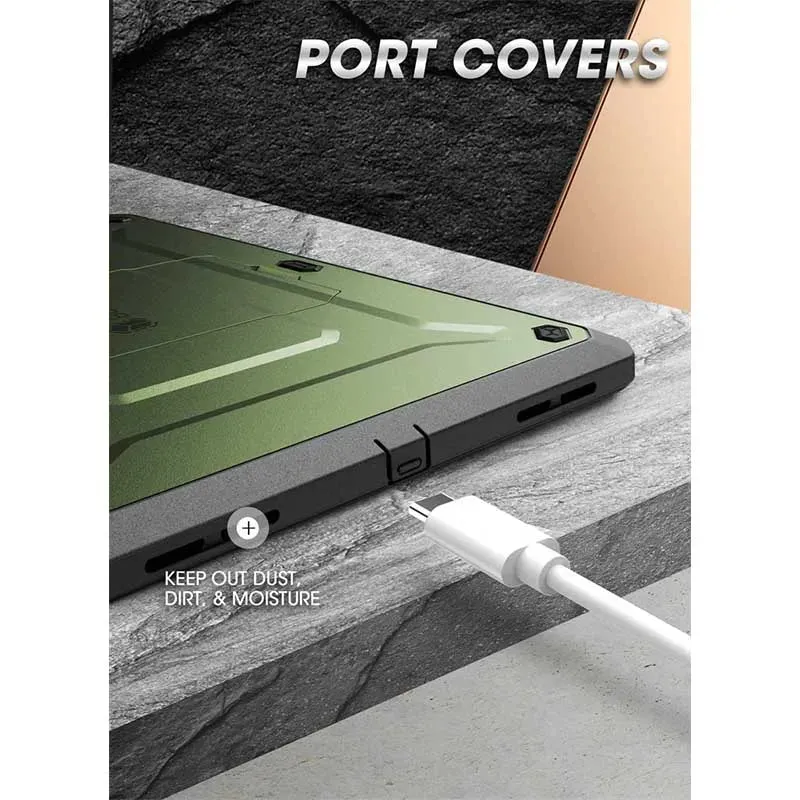 For Ipad 10.9 Pro with Built-in Screen Protector & Kickstand Protective Case