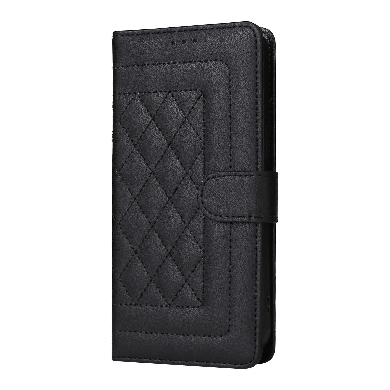 For Iphone 15 Diamond Lattice Leather Flip Phone Case